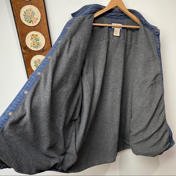 L.L. Bean Katahdin Iron Works Lined Shirt Jacket - Picture 13 of 14